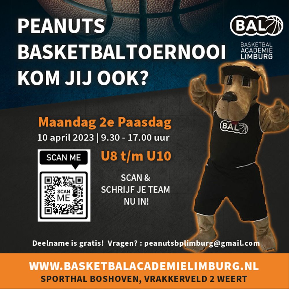 Peanuts Basketbal toernooi, 2e paasdag